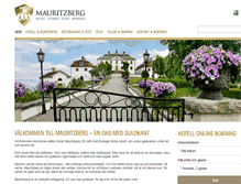Tablet Screenshot of mauritzberg.se